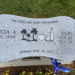 Top View of Memorial Bench